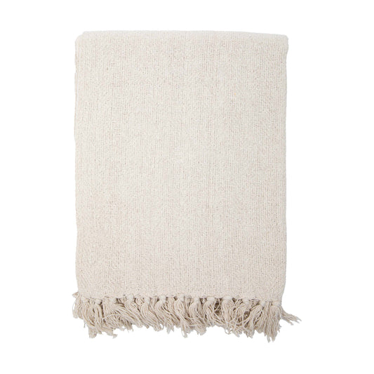 Cotton Herringbone Throw Blanket - 50 x 70 - Color Options: Oatmeal